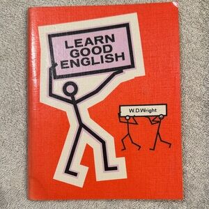 Learn Good English Book - Bright Red Cover